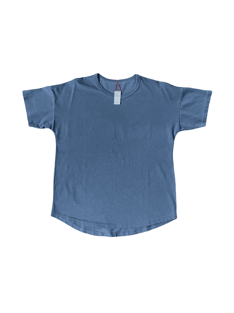 Blue Her Tee in 'Vintage Navy' from Le Bon Shoppe in on a transparent background | Twentyseven Toronto
