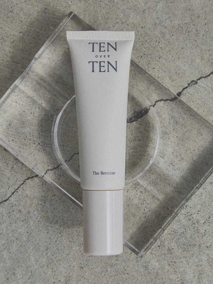 TENOVERTEN The Heroine hand cream displayed on a clear acrylic tray | Twentyseven Toronto