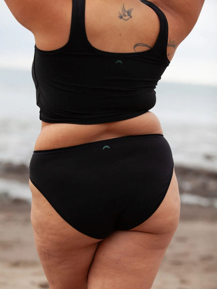 Huha Mineral Underwear High Rise Bikini in Black | Twentyseven Toronto