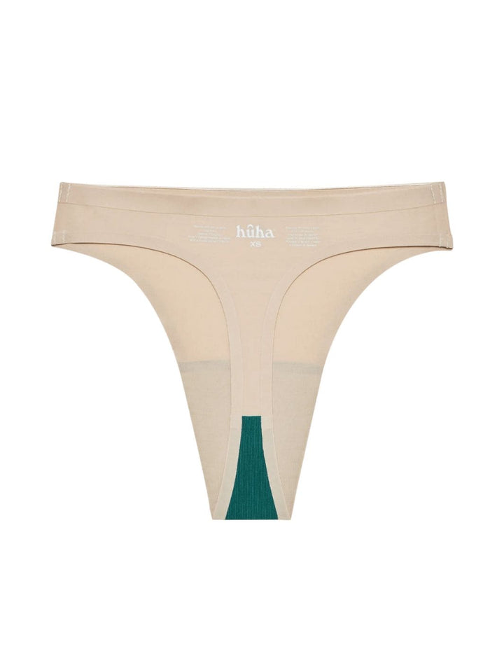 Huha Mineral Underwear Seamless High Rise Thong in Beige | Twentyseven Toronto