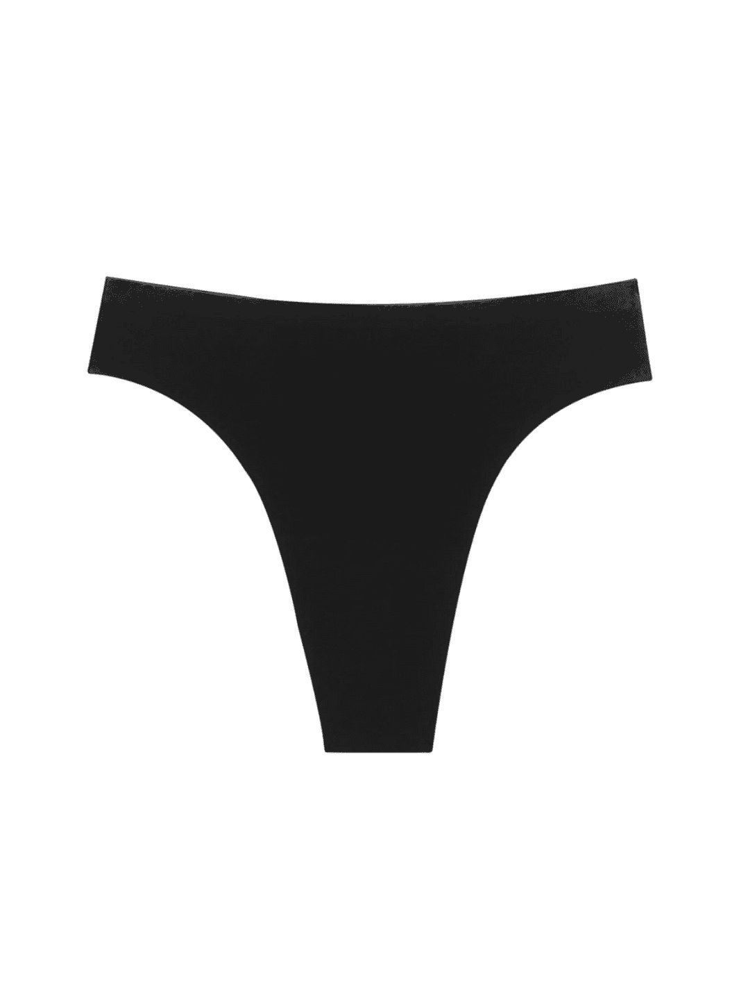 Huha Mineral Underwear Seamless High Rise Thong in Black | Twentyseven Toronto