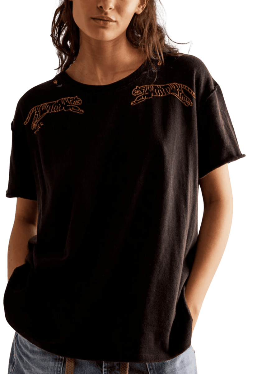 Free People Horsin' Around Tee in Night Combo Tiger | Twentyseven Toronto