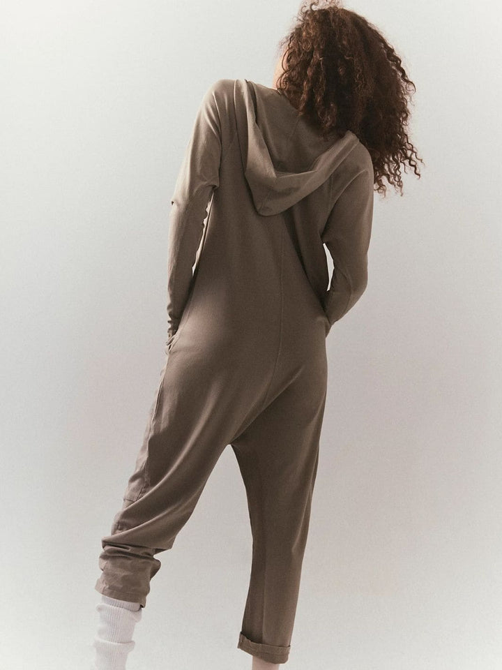 Free People Hot Shot Long Sleeve Onesie in Sage Stone | Twentyseven Toronto