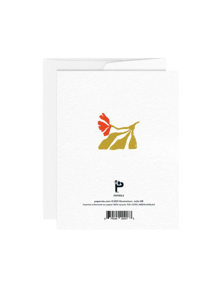 Paperole JARDIN ANGLAIS — Greeting Card by Julia GR | Twentyseven Toronto