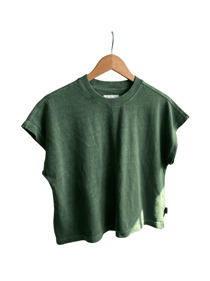 Le Bon Shoppe Jeanne Tee in Basil | Twentyseven Toronto