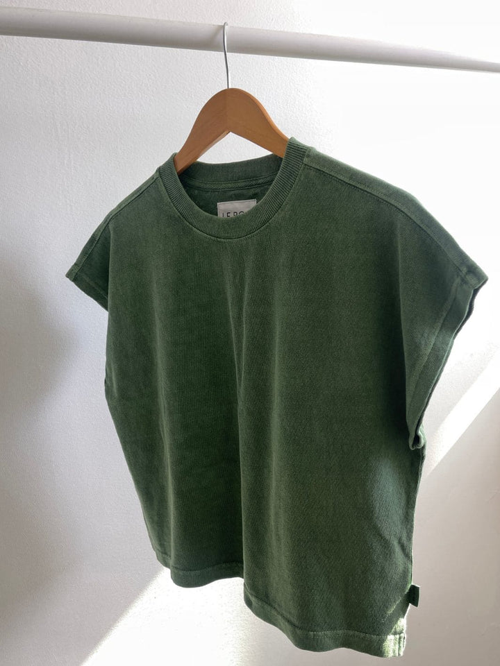 Le Bon Shoppe Jeanne Tee in Basil | Twentyseven Toronto