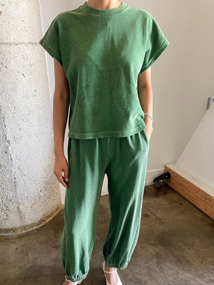 Le Bon Shoppe Jeanne Tee in Basil | Twentyseven Toronto