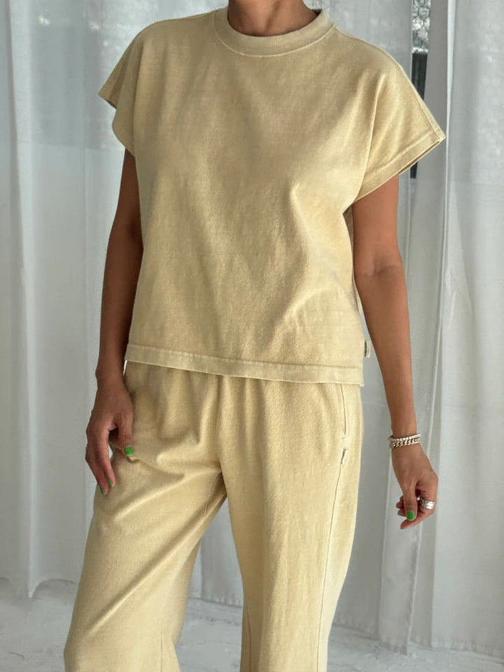 Le Bon Shoppe Jeanne Tee in Butter | Twentyseven Toronto