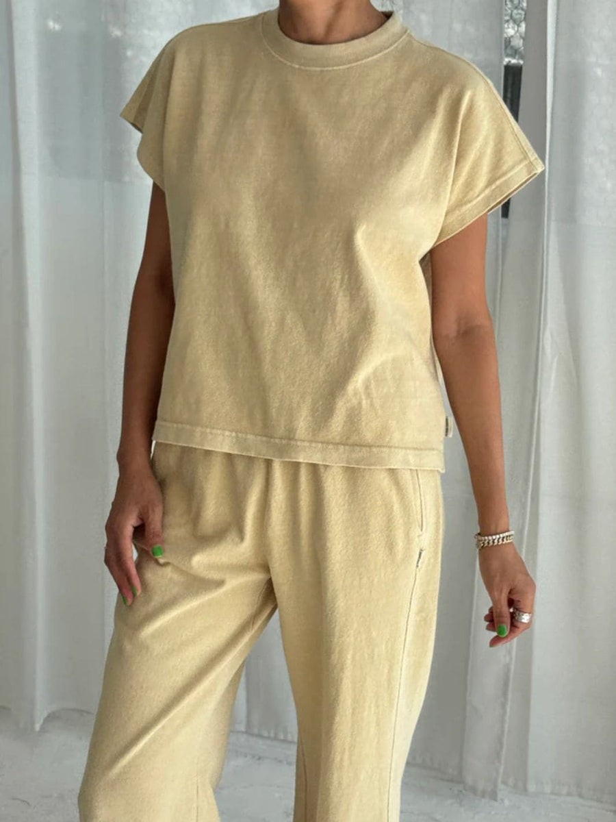 Le Bon Shoppe Jeanne Tee in Butter | Twentyseven Toronto