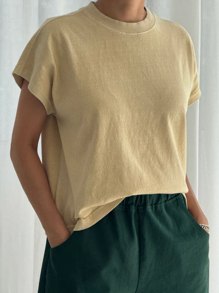 Le Bon Shoppe Jeanne Tee in Butter | Twentyseven Toronto