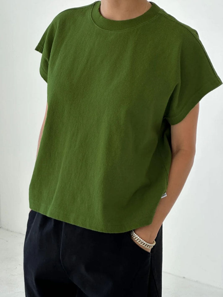 Le Bon Shoppe Jeanne Tee in Collard Green | Twentyseven Toronto