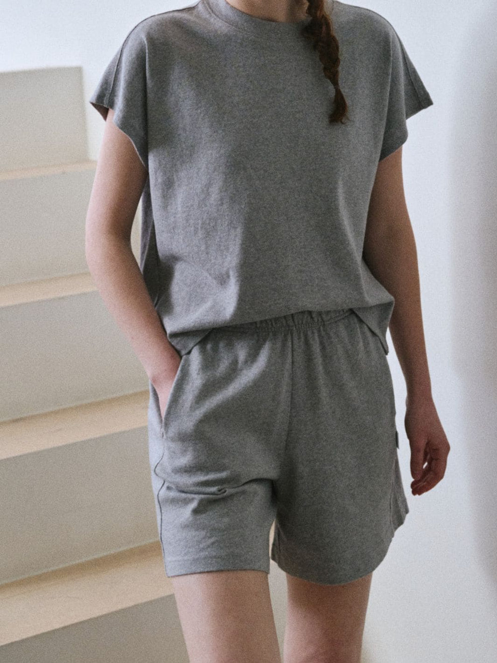 Le Bon Shoppe Jeanne Tee in HT Grey | Twentyseven Toronto