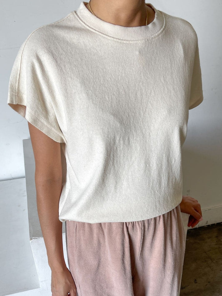 Le Bon Shoppe Jeanne Tee in Naturel | Twentyseven Toronto
