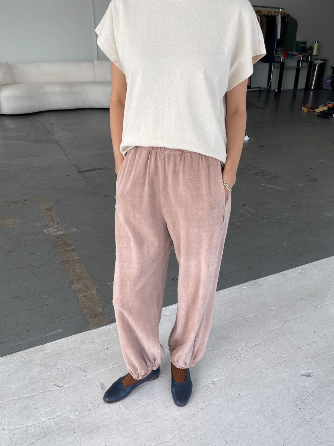 Le Bon Shoppe Jeanne Tee in Naturel | Twentyseven Toronto