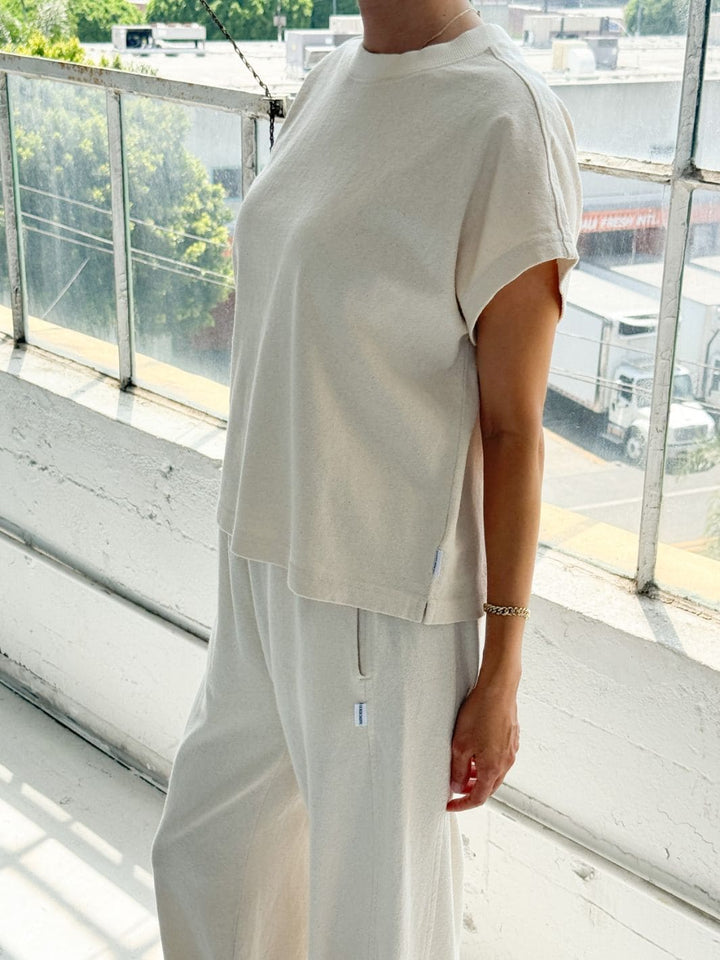 Le Bon Shoppe Jeanne Tee in Naturel | Twentyseven Toronto