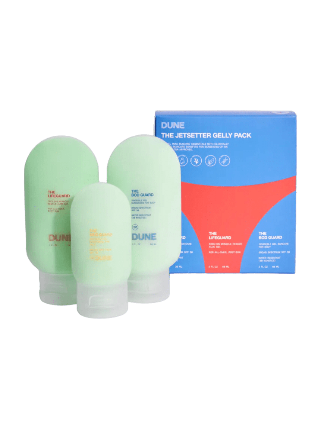 DUNE Suncare The Jetsetter Gelly Pack | Twentyseven Toronto