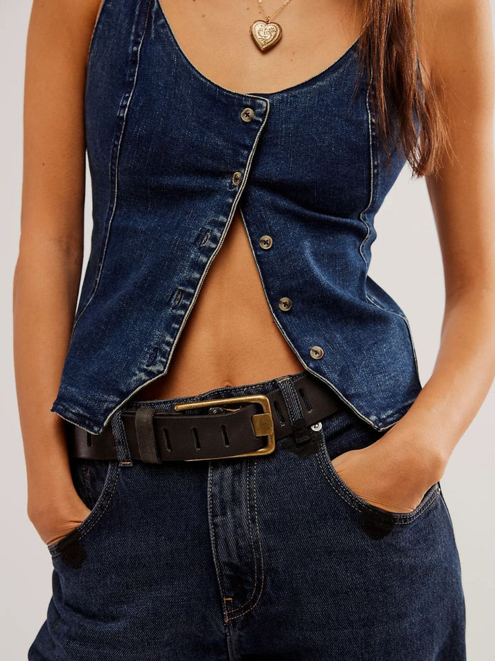 Free People We the Free Jona Belt - Black | Twentyseven Toronto