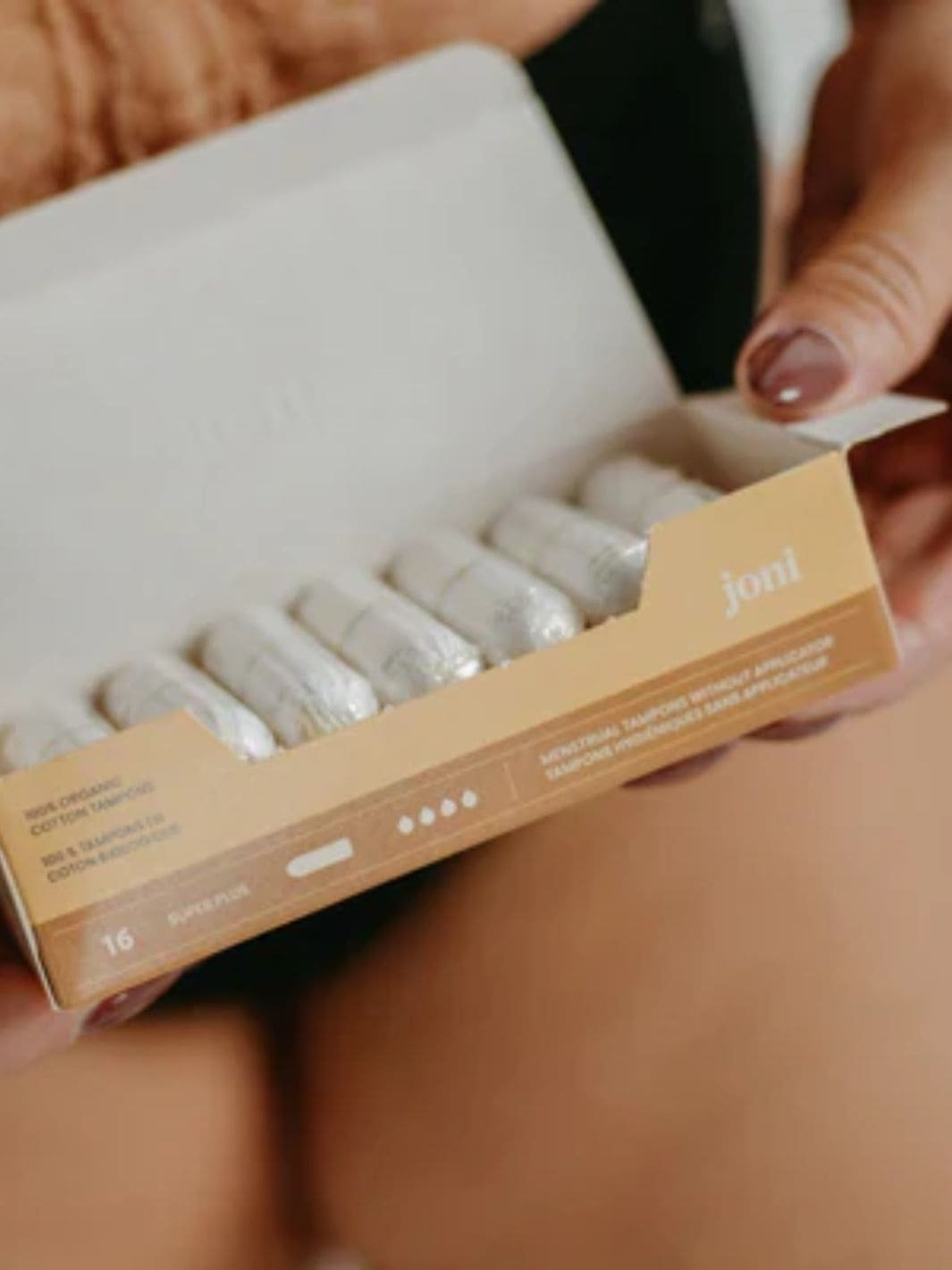 Joni Regular Organic Cotton Non-Applicator Tampons | Twentyseven Toronto