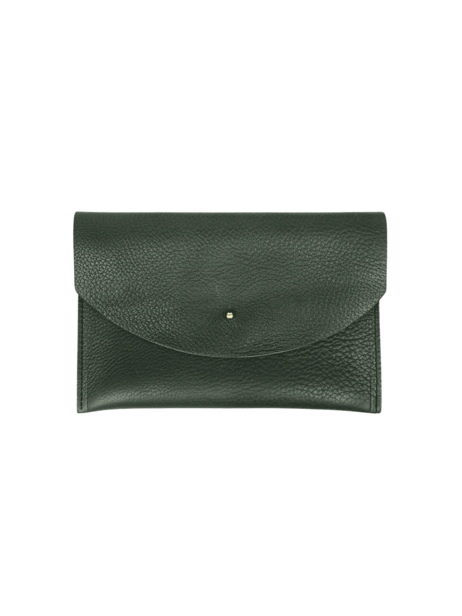 Primecut Kelp Leather Envelope Pouch | Twentyseven Toronto