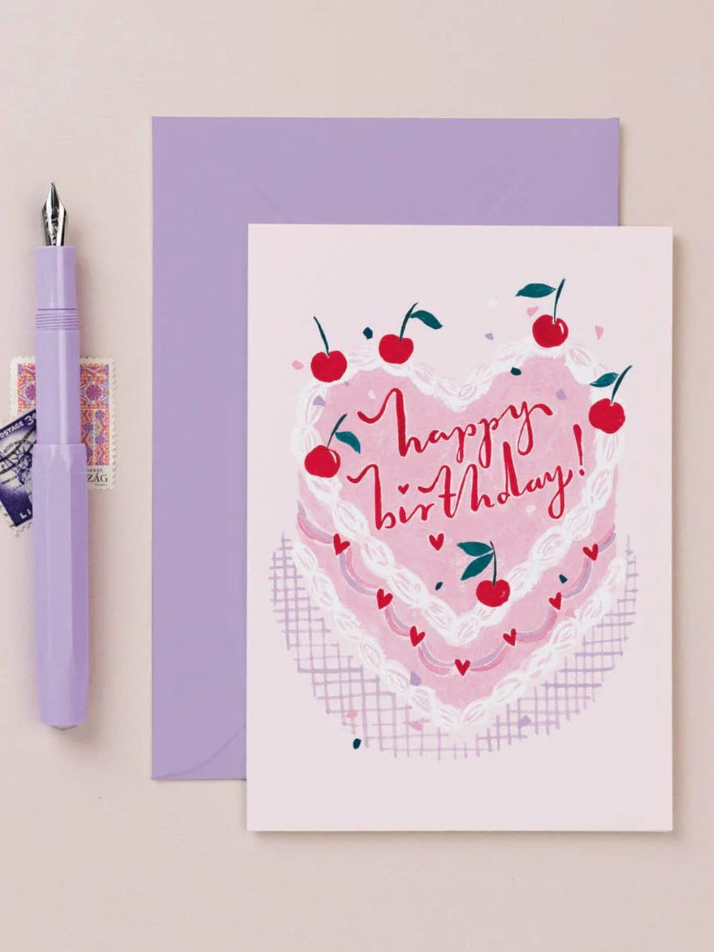 Sister Paper Co. Kitsch Cake Birthday Card | Female Birthday Cards | Twentyseven Toronto