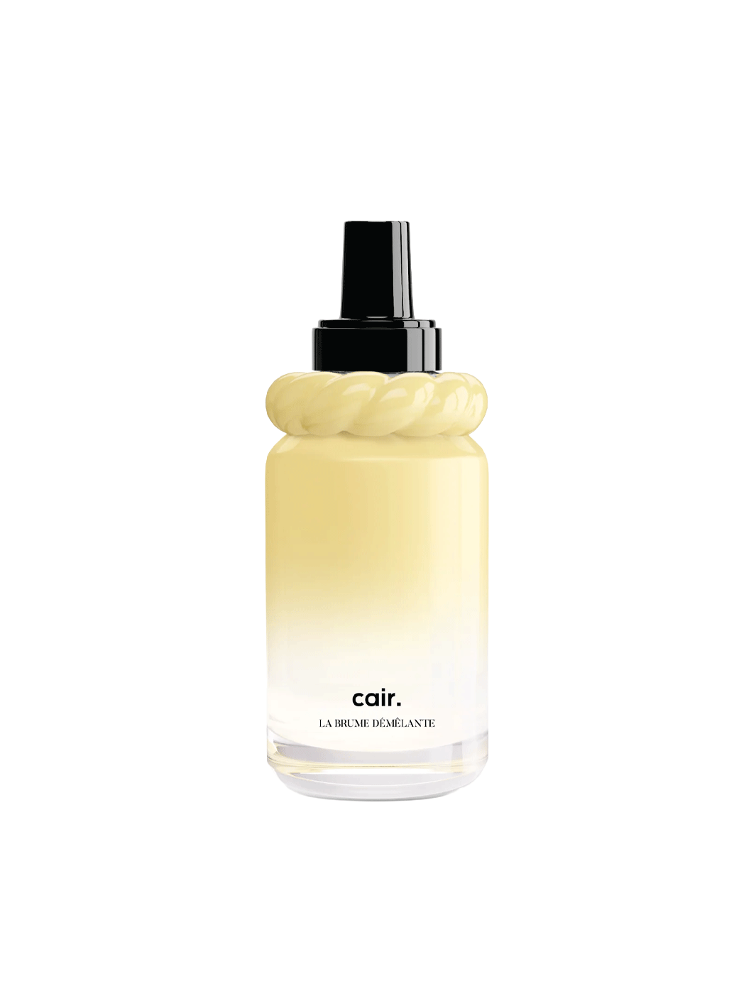Cair Detangling Hair Mist by La Bonne Brosse in a pale yellow spray bottle with black cap | Twentyseven Toronto