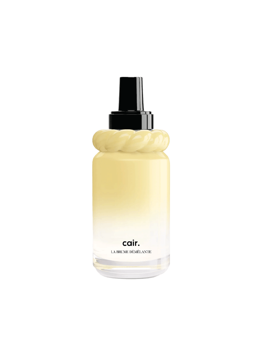 Cair Detangling Hair Mist by La Bonne Brosse in a pale yellow spray bottle with black cap | Twentyseven Toronto