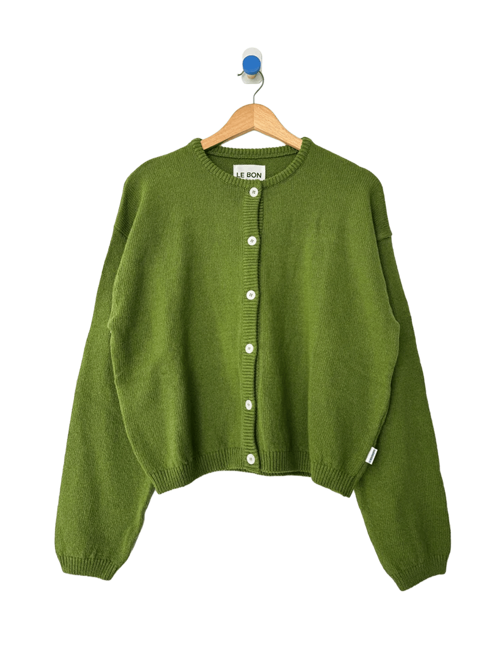 Le Bon Shoppe Cotton Leila Cardigan - Avocado | Twentyseven
