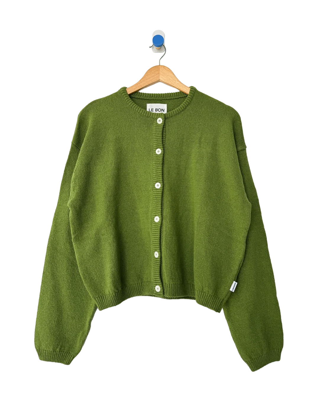 Le Bon Shoppe Cotton Leila Cardigan - Avocado | Twentyseven