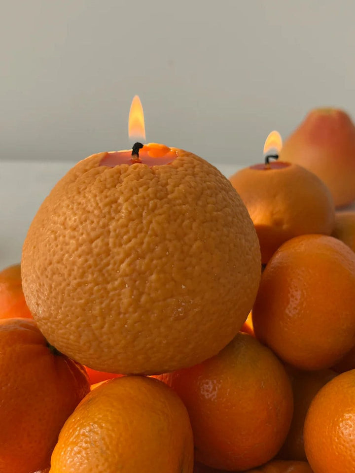 Scandles Large Orange Candle | Twentyseven Toronto