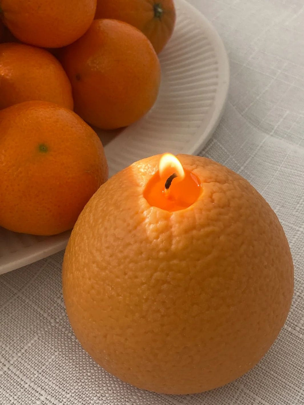 Scandles Large Orange Candle | Twentyseven Toronto