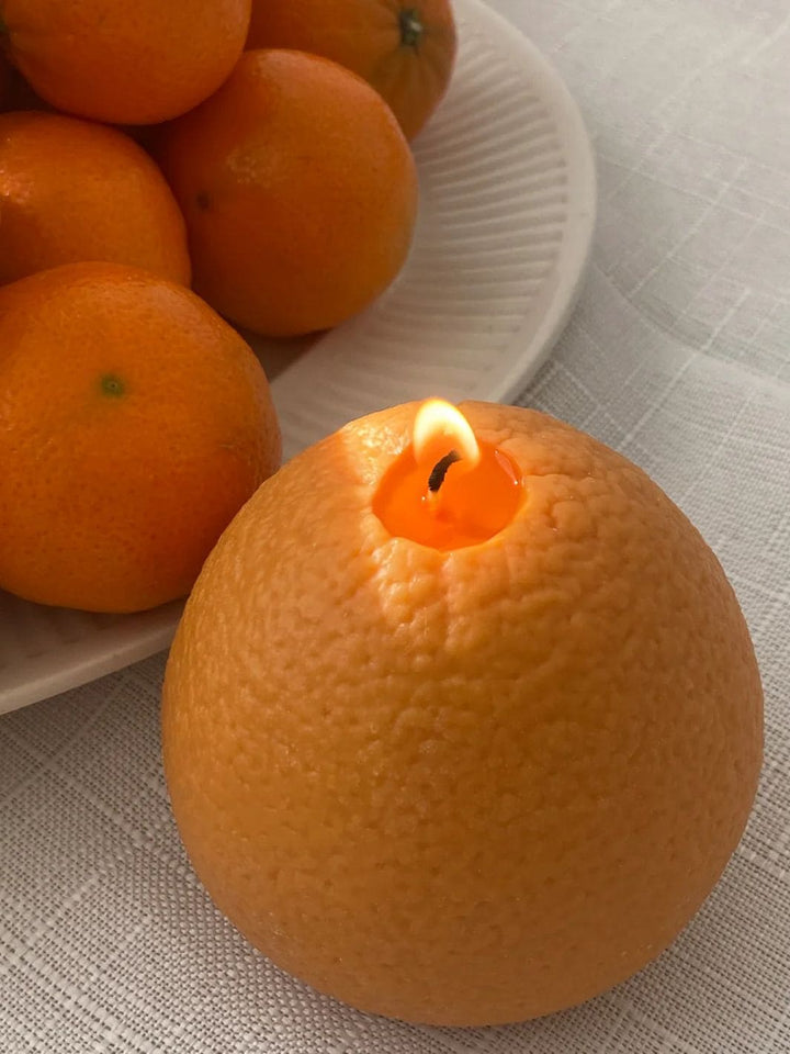 Scandles Large Orange Candle | Twentyseven Toronto
