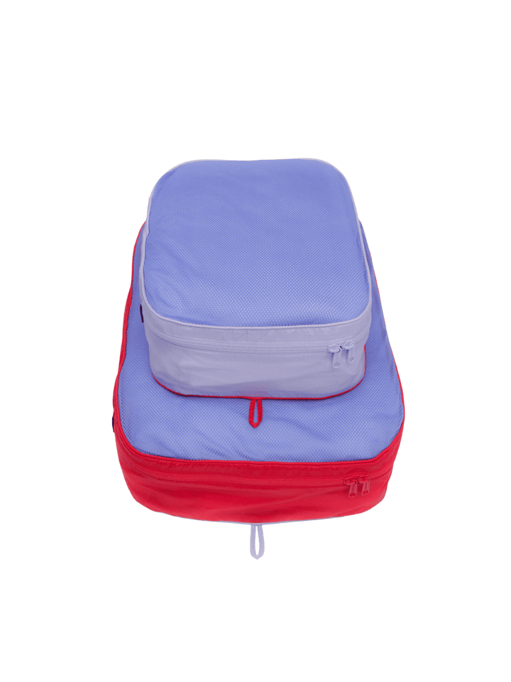 BAGGU Large Packing Cube Set in Mesh Berry Mix | Twentyseven Toronto