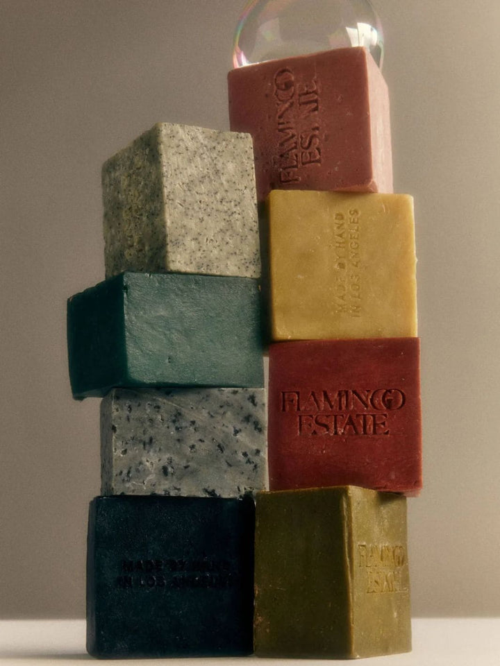 Flamingo Estate Lavender & Activated Charcoal Soap Brick | Twentyseven Toronto