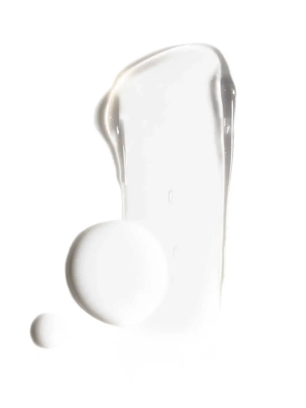 Clear gel substance of Doré Skincare 'Le Cleanser' on a white background | Twentyseven Toronto