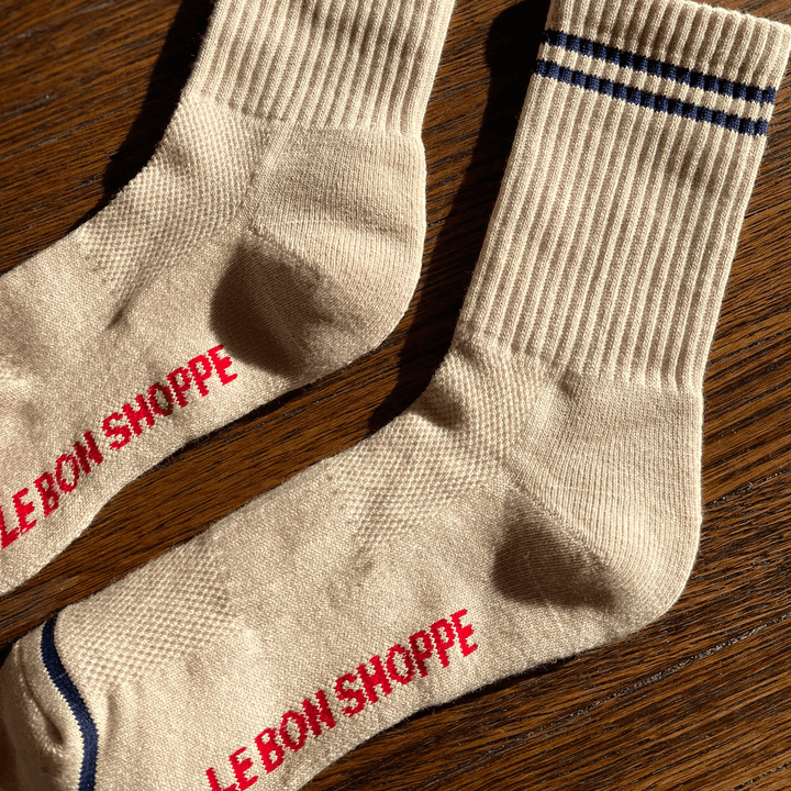 Twentyseven Toronto - Le Bon Shoppe Socks Boyfriend Socks - Cashew