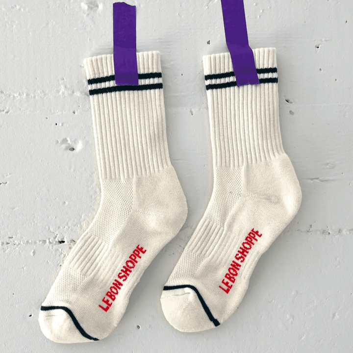 Twentyseven Toronto - Le Bon Shoppe Socks Boyfriend Socks - Parchment