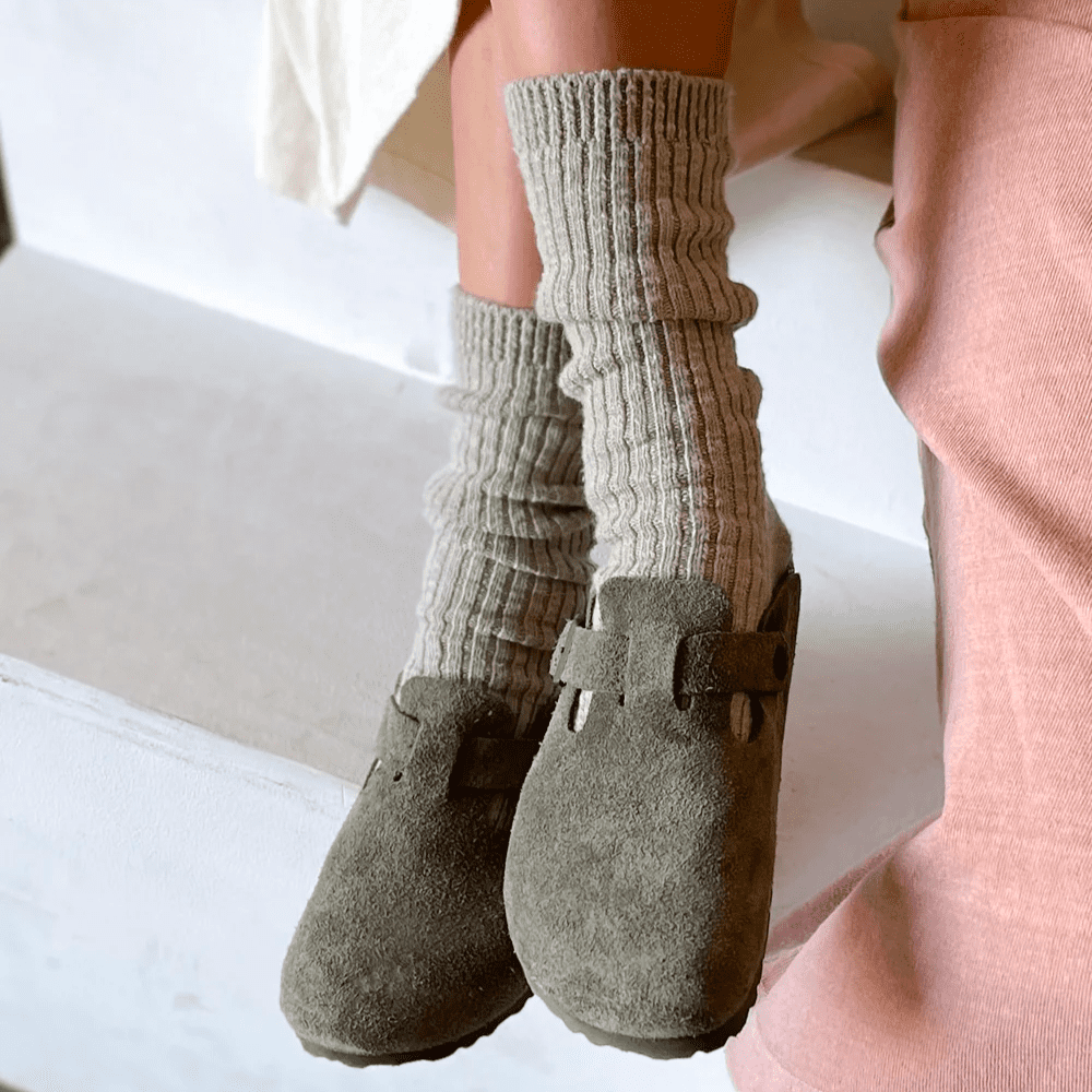 Twentyseven Toronto - Le Bon Shoppe Cottage Socks - Smoked Sage