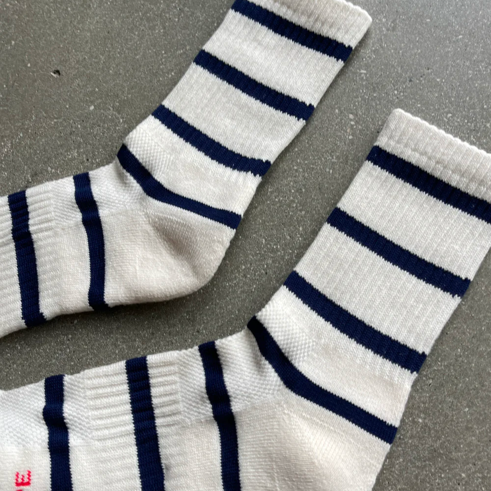 Twentyseven Toronto - Le Bon Shoppe Striped Boyfriend Socks - Sailor Stripe