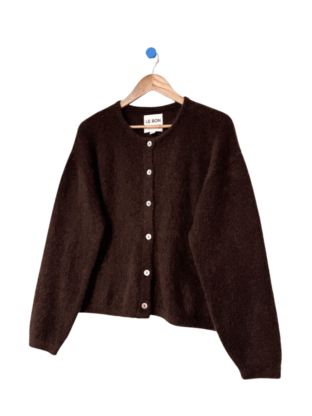 Le Bon Shoppe Leila Mohair Cardigan in Cocoa Bean | Twentyseven Toronto