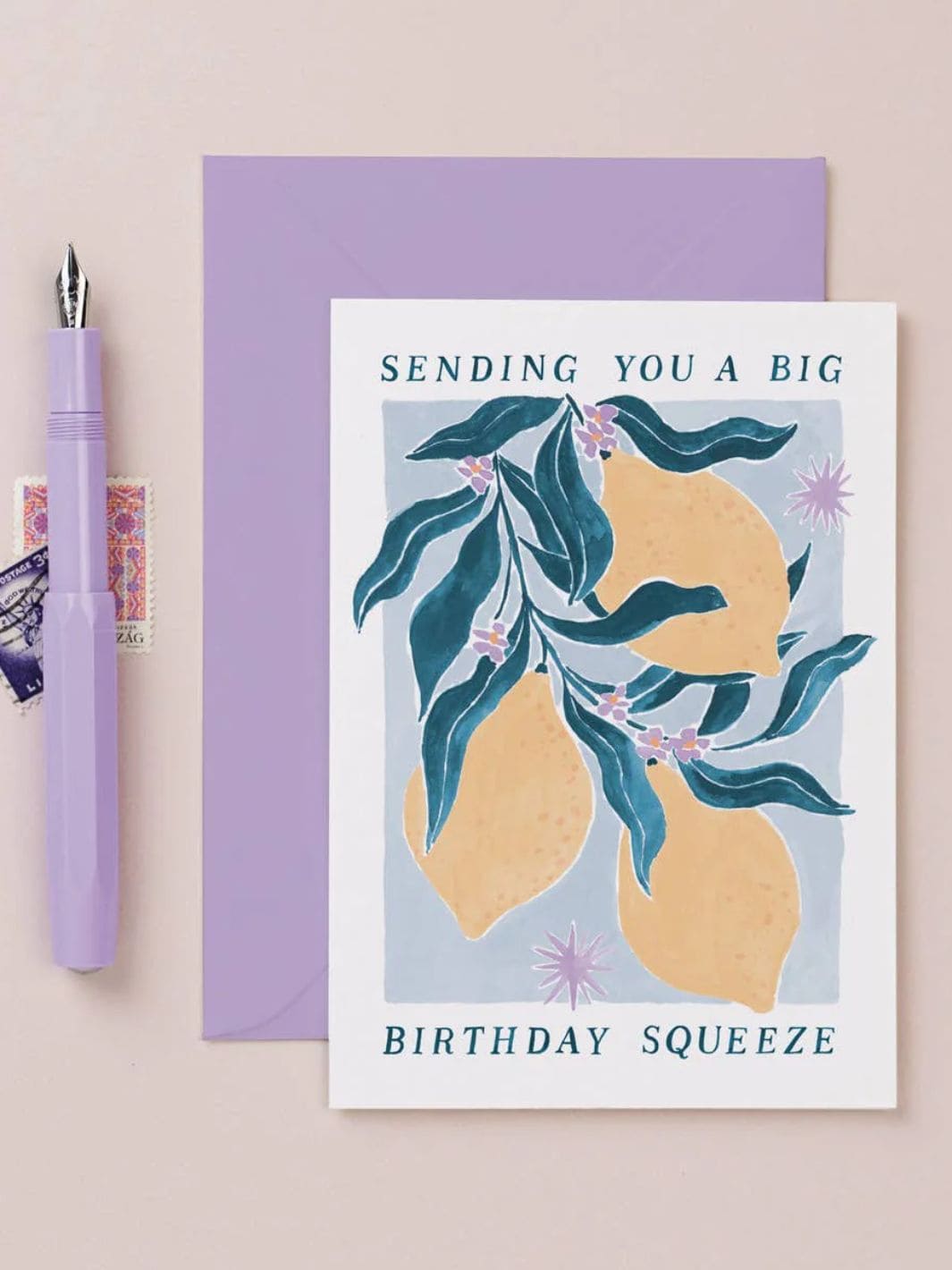 Sister Paper Co. Lemons Birthday Card | Female Birthday Cards | Art Card | Twentyseven Toronto