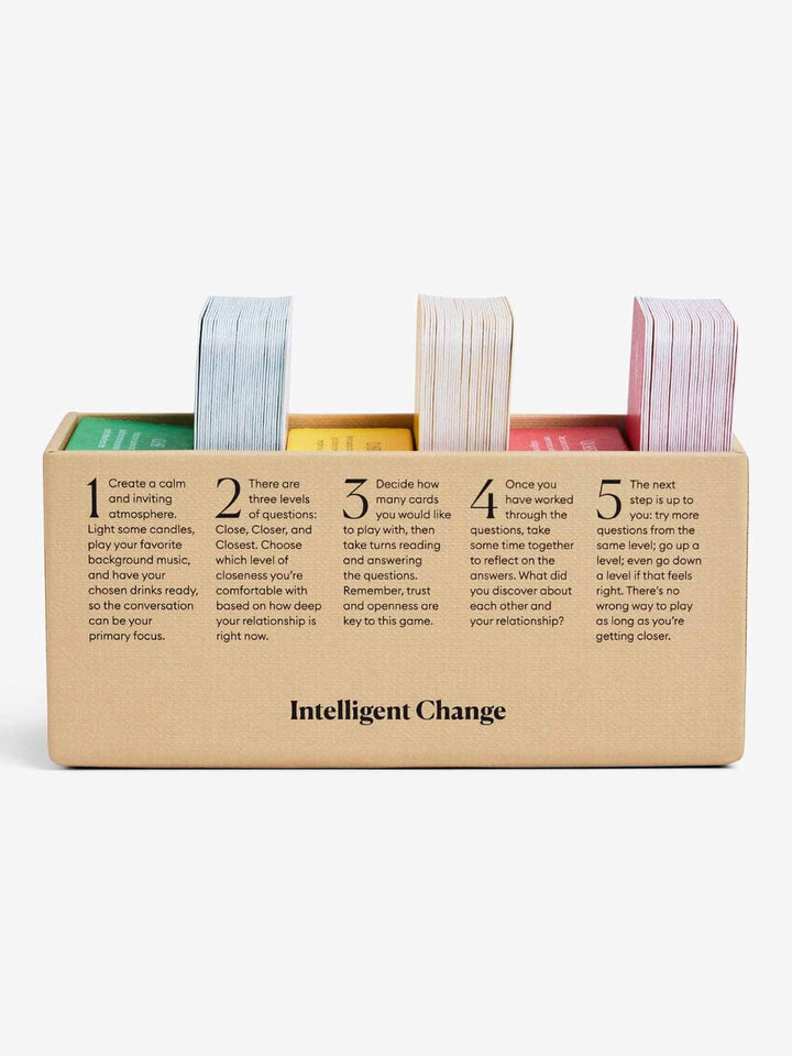 Intelligent Change Let's Get Closer Family Edition - Bonding Question Card Game | Twentyseven Toronto