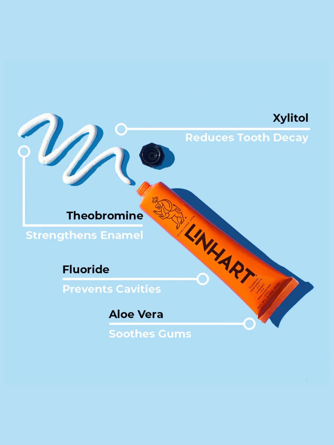 Linhart Linämel Toothpaste, 3.4oz | Twentyseven Toronto