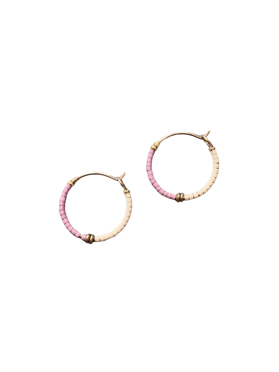 Alice Rise Little Colorloop Hoop Earrings in Cherry Blossom | Twentyseven Toronto