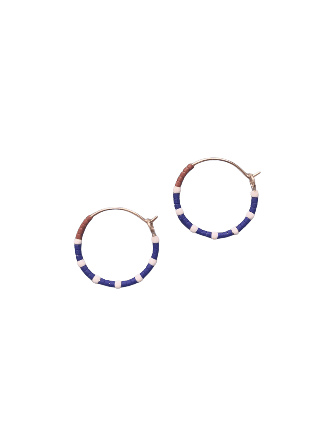 Alice Rise Little Colorloop Hoop Earrings in Cobalt | Twentyseven Toronto