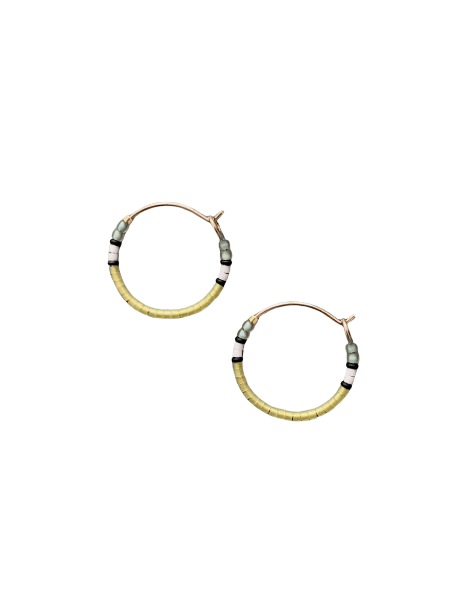 Alice Rise Little Colorloop Hoop Earrings in Lemon Ice | Twentyseven Toronto