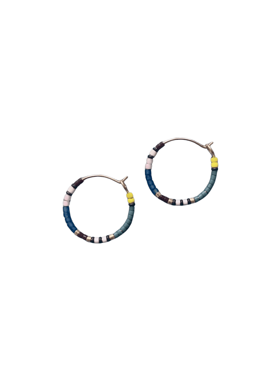 Alice Rise Little Colorloop Hoop Earrings in Licorice | Twentyseven Toronto