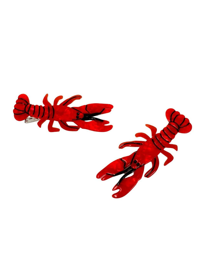 Jenny Lemons Lobster Alligator Hair Clip Set | Twentyseven Toronto