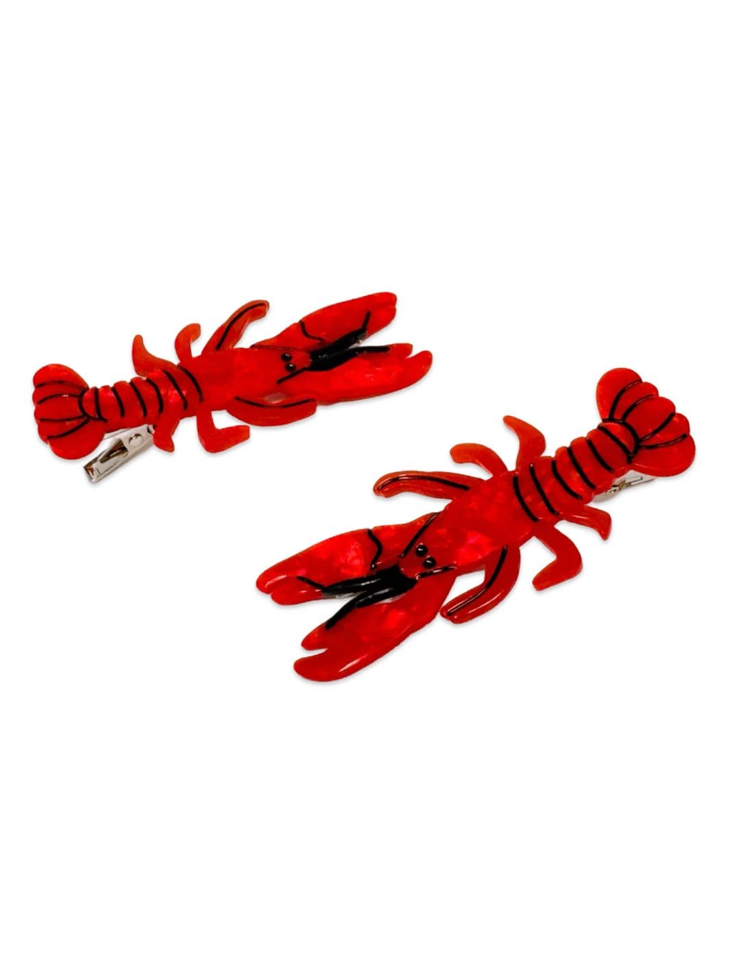 Jenny Lemons Lobster Alligator Hair Clip Set | Twentyseven Toronto