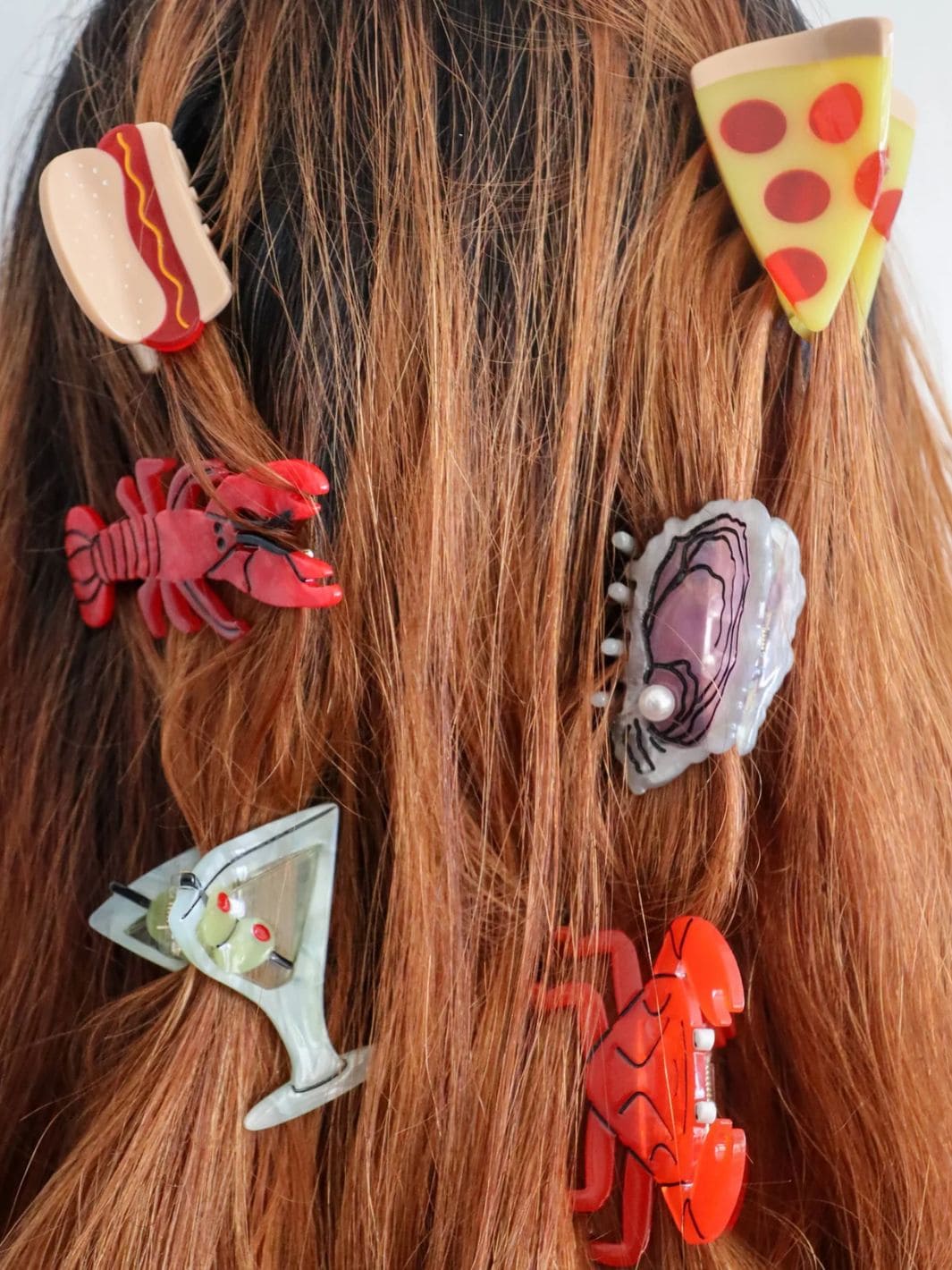 Jenny Lemons Lobster Alligator Hair Clip Set | Twentyseven Toronto