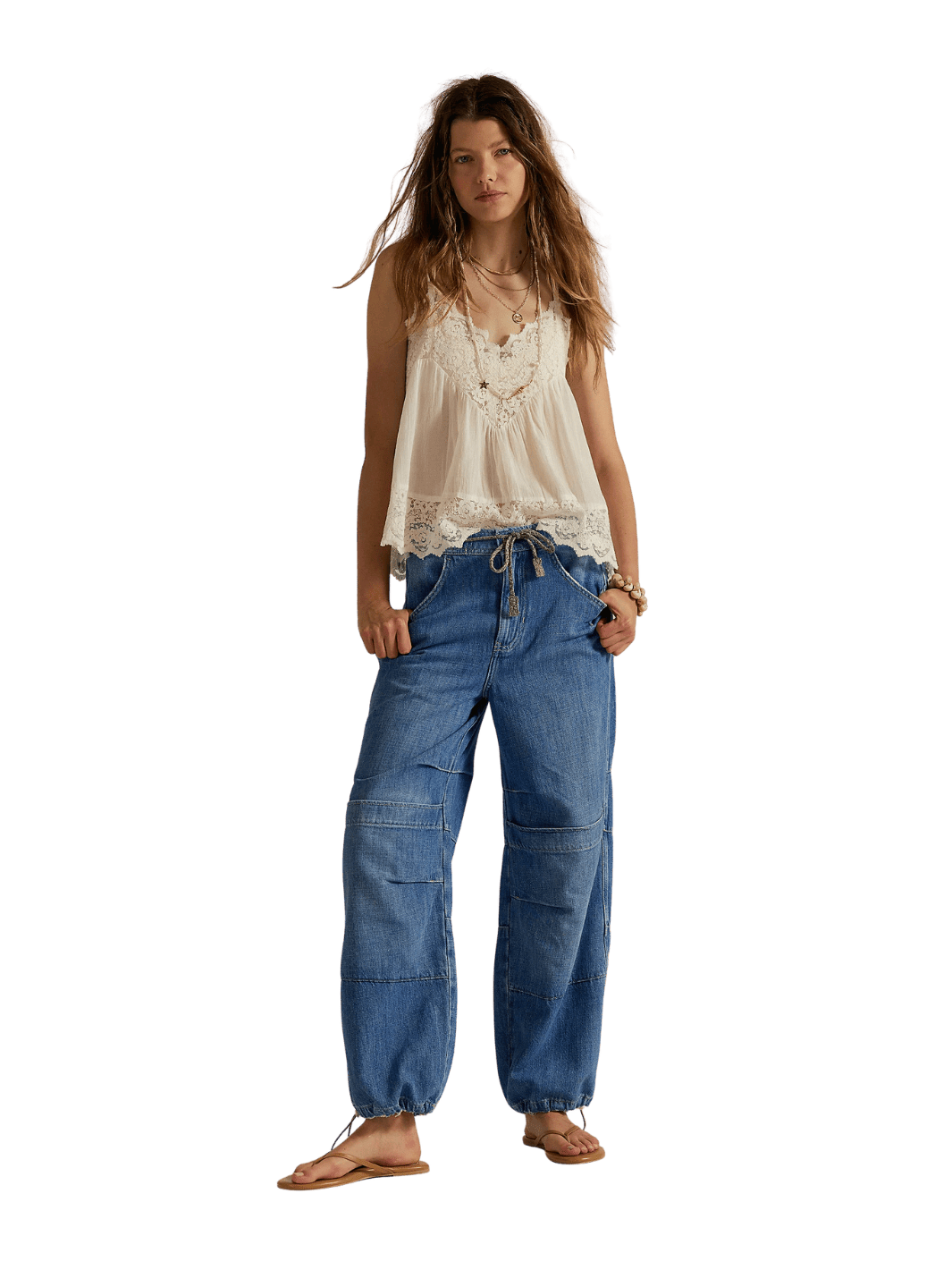 Free People We the Free Logan Cinched Cargo Jeans in Harper | Twentyseven Toronto